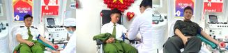 Quảng Trị: 03 chiến sĩ Cảnh sát cơ động kịp thời hiến máu cứu sống sản phụ nguy kịch