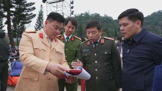 Công an tỉnh Cao Bằng bảo đảm an ninh các hoạt động kỷ niệm 85 năm Ngày Bác Hồ về nước trực tiếp lãnh đạo cách mạng Việt Nam