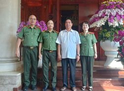 Thứ trưởng Đặng Hồng Đức thăm hỏi, tri ân các đồng chí nguyên lãnh đạo Bộ Công an