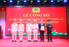 Công bố Quyết định của Bộ trưởng Bộ Công an về việc thành lập Viện Tim mạch thuộc Bệnh viện 19-8