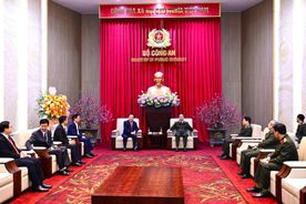 Deputy Minister Pham The Tung hosts Evangelical Church of Vietnam (North)