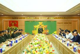 Bộ trưởng Lương Tam Quang thăm, chúc Tết Đảng bộ, chính quyền và Nhân dân tỉnh Hưng Yên