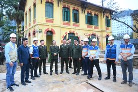Deputy Minister Dang Hong Duc inspects major construction projects