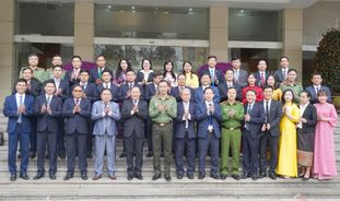 Lao MPS delegation visits Thanh Hoa Provincial Police