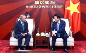 Bộ trưởng Lương Tam Quang tiếp xã giao tân Đại sứ Indonesia