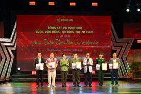 Trao giải Cuộc vận động sáng tác ca khúc về lực lượng Tham mưu CAND