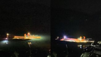 Tuyên Quang: Nỗ lực tìm kiếm hai vợ chồng mất tích do lật thuyền trên hồ thủy điện