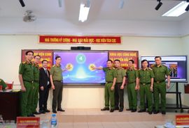 Học viện Cảnh sát nhân dân khai trương Phòng học trực tuyến