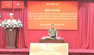 Tổng kết, rà soát, đánh giá công tác điều ước quốc tế, thoả thuận quốc tế trong Công an nhân dân giai đoạn 2021 – 2025