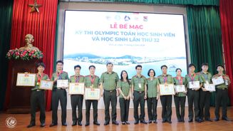 Học viện An ninh nhân dân đạt thành tích xuất sắc tại kỳ thi Olympic toán sinh viên toàn quốc 2026