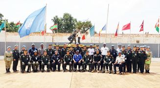 Vietnamese police peacekeepers join hands to maintain peaceful and stable environment in Central African Republic