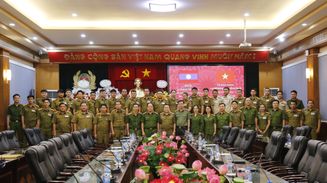 Học viện Cảnh sát nhân dân khai giảng lớp điều tra hình sự, truy nã tội phạm cho cán bộ Bộ Công an Lào