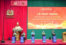 Phát động Tháng hành động về an toàn vệ sinh lao động, Tháng Công nhân trong CAND năm 2026