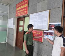 Tuyên truyền phương thức, thủ đoạn lừa đảo mới trên mạng xã hội tại địa điểm tiếp công dân của Công an tỉnh