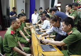 Thử nghiệm Hệ thống nhận diện sinh trắc học cho Kỳ thi đánh giá tuyển sinh của Bộ Công an