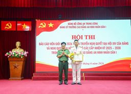 Đảng uỷ Trường Cao đẳng ANND I tổ chức thành công hội thi báo cáo viên giỏi năm 2026