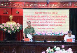 Đoàn công tác Bộ Công an làm việc với Công an thành phố Hà Nội