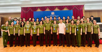 Phụ nữ Công an nhân dân sẵn sàng cho Đại hội đại biểu phụ nữ toàn quốc lần thứ XIV
