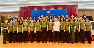 Phụ nữ Công an nhân dân sẵn sàng cho Đại hội đại biểu phụ nữ toàn quốc lần thứ XIV