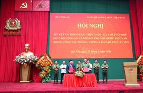 MPS, SBV sign coordination regulation on cyber fraud prevention and control