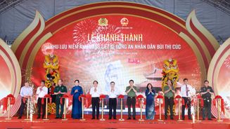 Khánh thành Khu lưu niệm Anh hùng liệt sĩ Công an nhân dân Bùi Thị Cúc