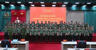 Khai giảng Lớp bồi dưỡng công tác hồ sơ nghiệp vụ Công an nhân dân năm 2026