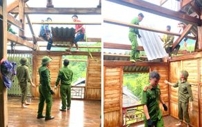 Công an tỉnh Sơn La chủ động ứng phó với ngập úng, sạt lở và lũ ống trên địa bàn