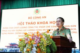Tiếp tục nâng cao chất lượng công tác pháp chế Công an nhân dân