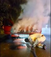 Cảnh sát giao thông Tây Ninh bất chấp hiểm nguy, dập lửa cứu người