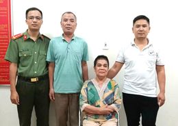 Thái Nguyên: Công an xã Đại Phúc giúp đỡ đưa người bị thất lạc về với gia đình an toàn
