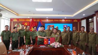 Công an tỉnh Điện Biên hội đàm thường niên với Công an 03 tỉnh Bắc Lào