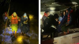 Người dân gửi thư cảm ơn Công an xã Măng Bút, tỉnh Quảng Ngãi cứu hộ thành công 02 người mắc kẹt giữa mưa lũ