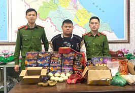 Công an tỉnh Hà Tĩnh triệt phá đường dây buôn bán pháo nổ hoạt động liên tỉnh