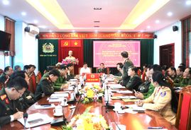 Deputy Minister Le Quoc Hung inspects public security work of Bac Ninh Provincial Police Department