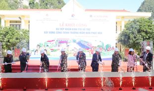 Khởi công và tiếp nhận kinh phí xây dựng Trường Mầm non Phục Hòa, tỉnh Cao Bằng