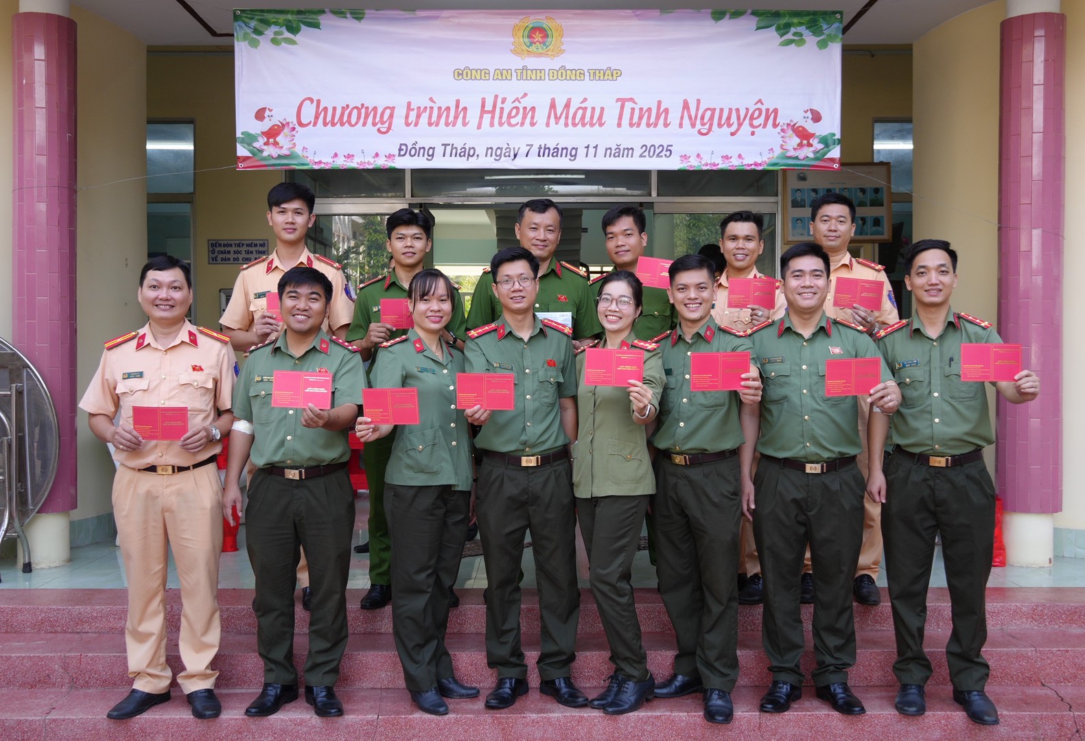 2. 247 đơn vị máu đã được cán bộ, chiến sĩ Công an tỉnh Đồng Tháp hiến tặng. Ảnh Trọng Tín (1).JPG