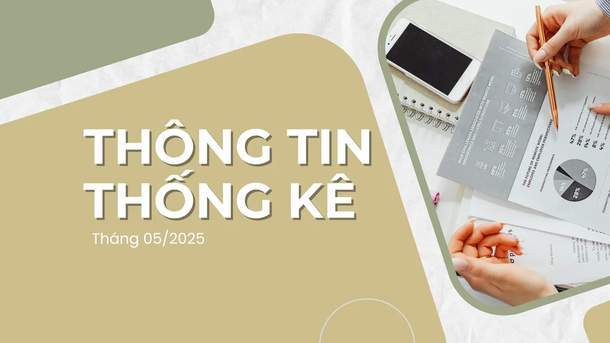 [Infographic] Thông tin thống kê (Tháng 5/2025)