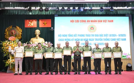 Hội Cựu CAND thi đua lập nhiều thành tích chào mừng 80 năm Ngày truyền thống CAND Việt Nam