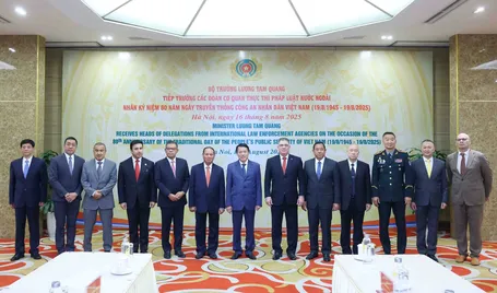 Đẩy mạnh hợp tác với cơ quan thực thi pháp luật các nước