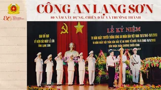 Công an Lạng Sơn 80 năm xây dựng, chiến đấu và trưởng thành