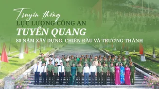 Truyền thống lực lượng công an Tuyên Quang 80 năm xây dựng, chiến đấu và trưởng thành