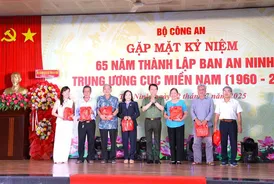 Bộ Công an tổ chức gặp mặt kỷ niệm 65 năm thành lập Ban An ninh Trung ương Cục miền Nam