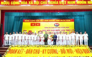 Thứ trưởng Phạm Thế Tùng dự Đại hội đại biểu Đảng bộ Công an tỉnh Quảng Ngãi lần thứ I, nhiệm kỳ 2025 - 2030