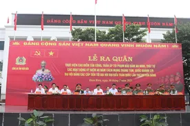 Công an Điện Biên ra quân cao điểm tấn công, trấn áp tội phạm