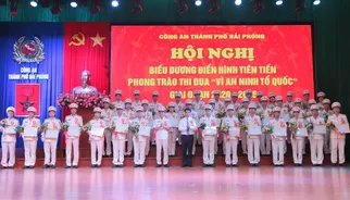 Hải Phòng: Vinh danh gương điển hình tiên tiến trong phong trào thi đua “Vì an ninh Tổ quốc” giai đoạn 2020 - 2025