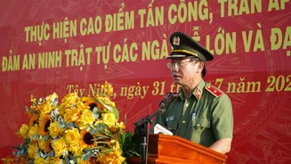 Tây Ninh: Cao điểm tấn công, trấn áp tội phạm, bảo đảm an ninh trật tự các ngày Lễ lớn và Đại hội Đảng các cấp