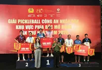 Bế mạc Giải Pickleball Công an nhân dân khu vực phía Bắc mở rộng lần thứ I năm 2025
