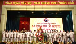 Đại hội Đảng bộ Công an tỉnh Điện Biên lần thứ XVIII thành công tốt đẹp