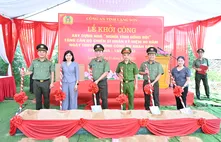 Lạng Sơn: Khởi công xây nhà “Nghĩa tình đồng đội” cho cán bộ Công an xã có hoàn cảnh khó khăn