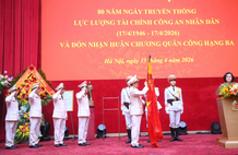 Kỷ niệm 80 năm Ngày truyền thống lực lượng Tài chính Công an nhân dân và đón nhận Huân chương Quân công hạng Ba